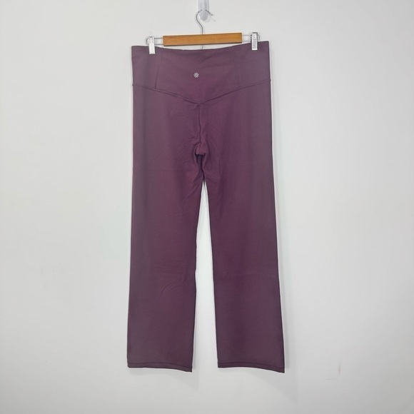 Athleta Women’s Straight Leg Elation Pants 1X – Burgundy Maroon Performance Yoga - Picture 3 of 15